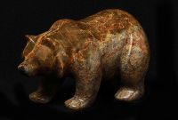 WALKING BEAR SOAPSTONE